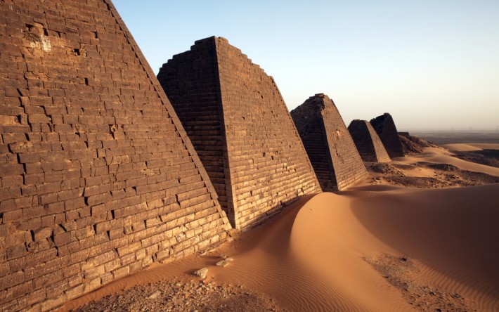 В Судан има повече пирамиди, отколкото в Египет