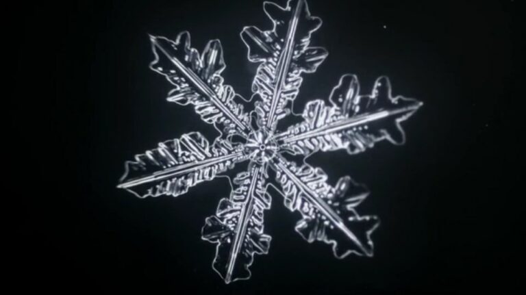 Вижте как се образуват снежинките