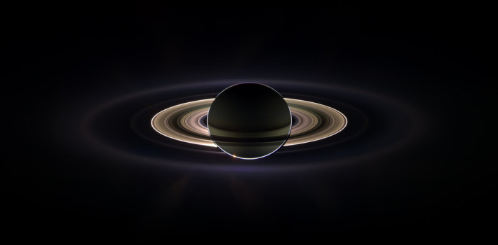 Така изглежда Сатурн от другата страна.