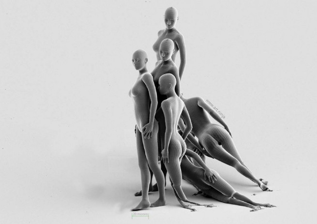 Нано скулптури - най-малките човешки фигури